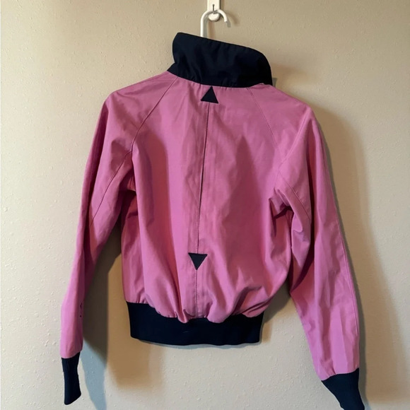 Vintage Nils Pink Half Zip Pullover Coat 8 Small - Picture 2 of 7